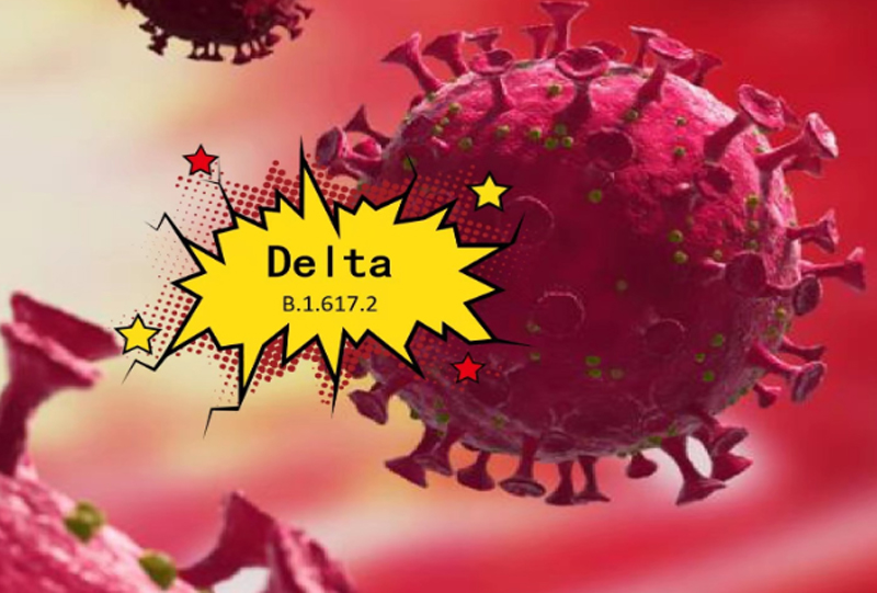 德尔塔变异病毒株正在未接种疫苗的人群中迅速传播